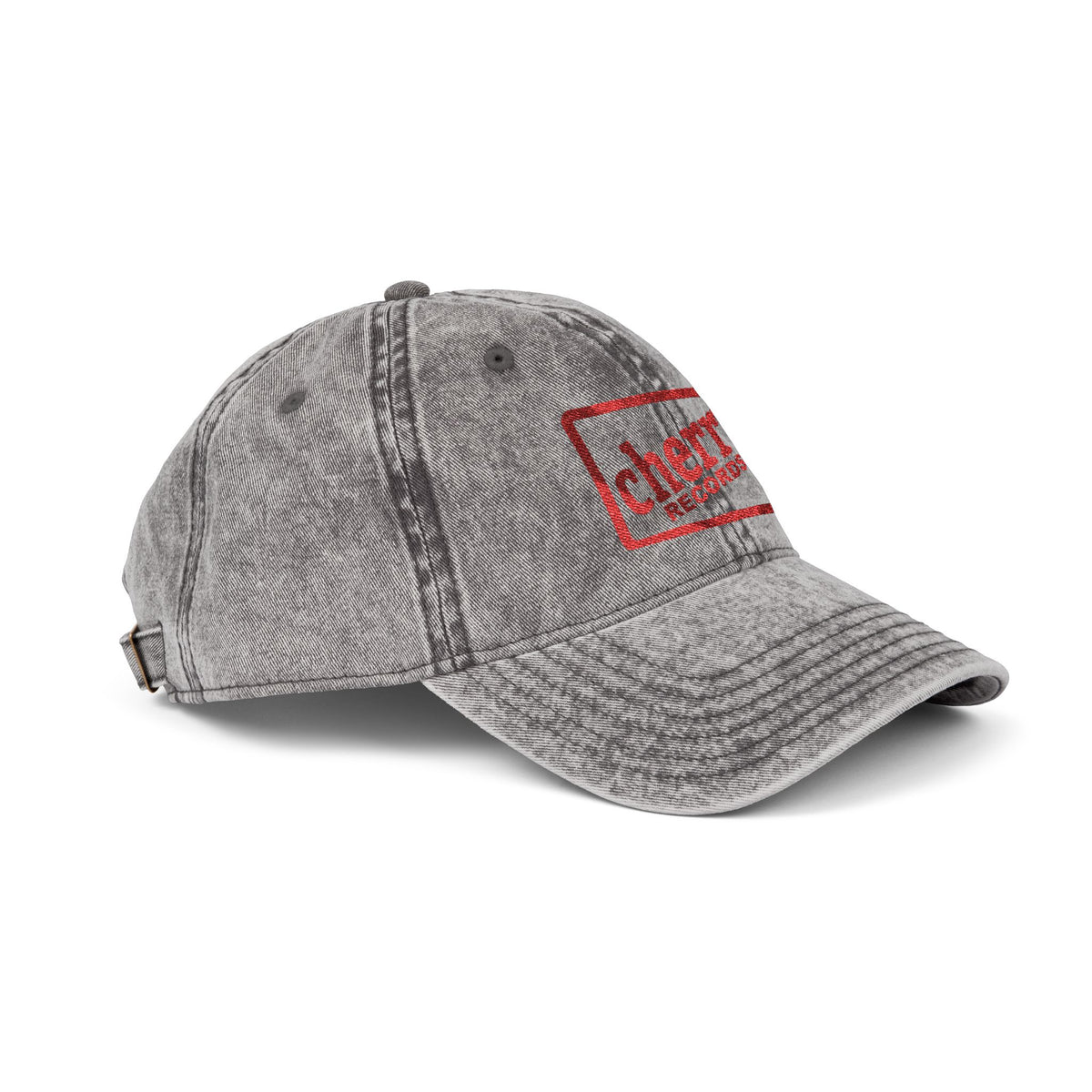 Cherry Records Vintage Embroidered Cap