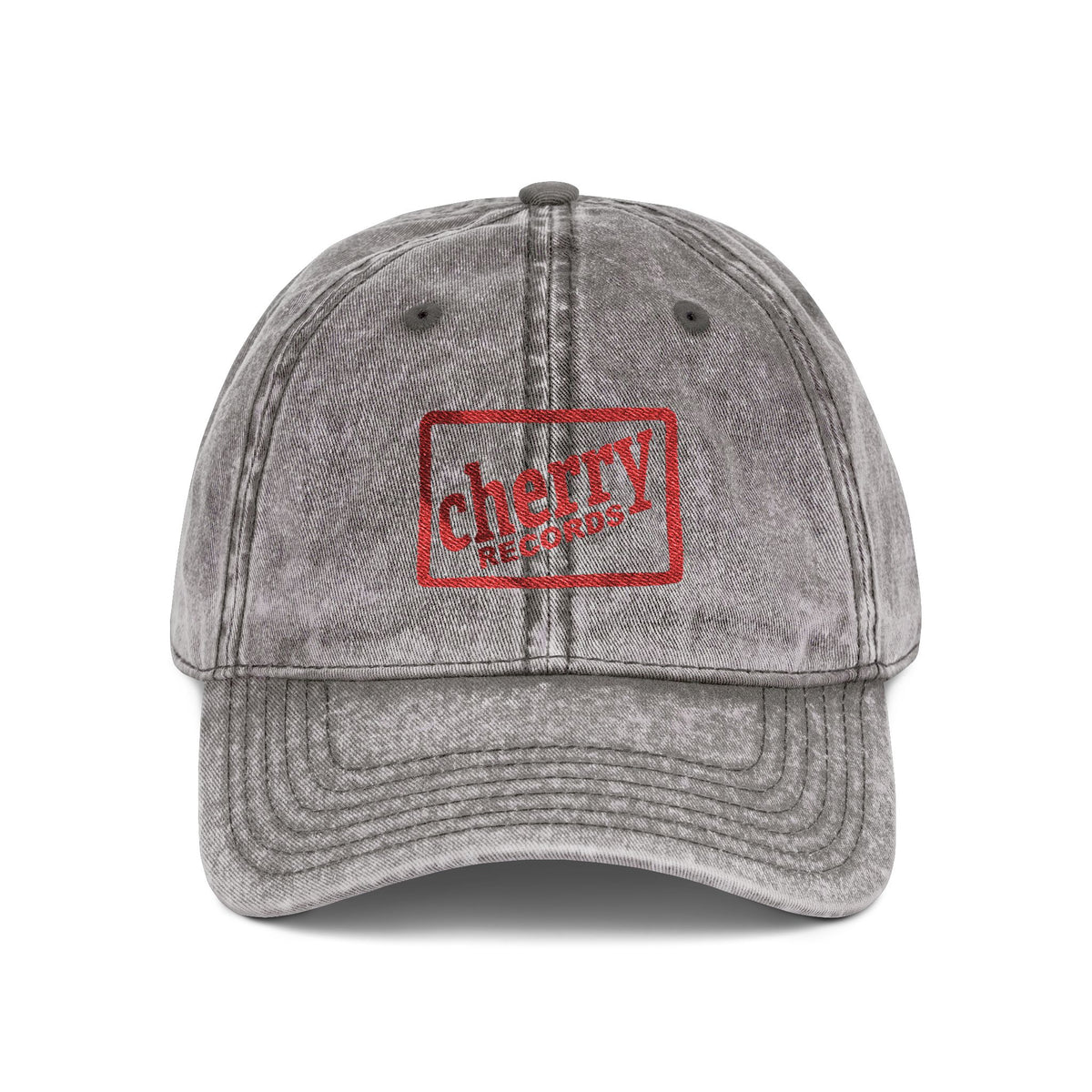 Cherry Records Vintage Embroidered Cap